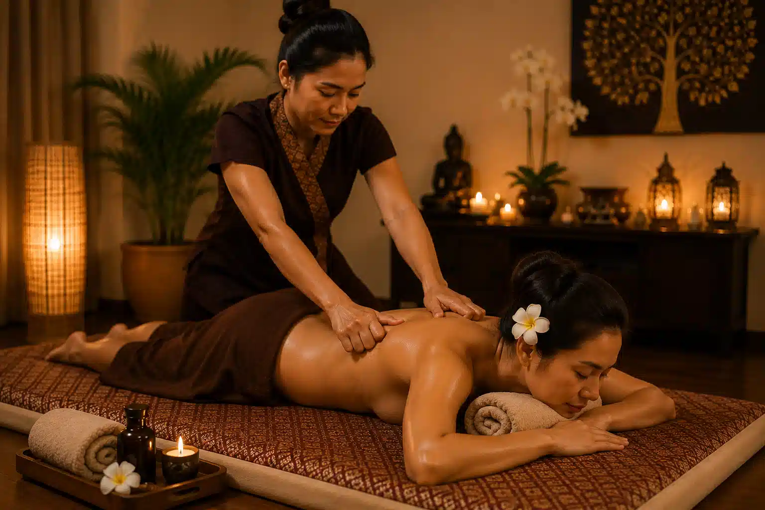 Deep tissue massage treatment